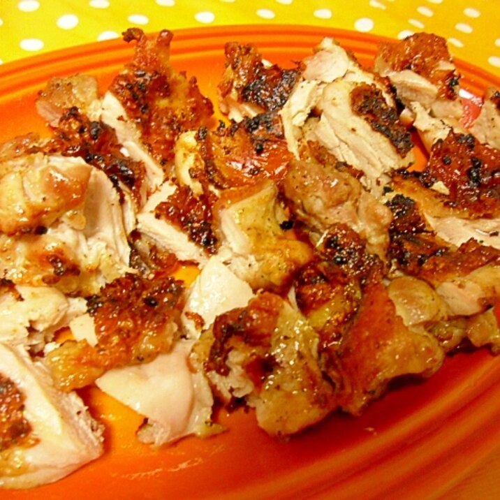 カレー風味のパリパリチキンソテー 魚焼きグリル使用 レシピ 作り方 By ミスチバス 楽天レシピ カレー風味のパリパリチキンソテー 魚焼きグリル使用 レシピ 作り方 By ミスチバス 楽天レシピ